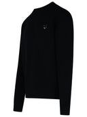 Sweat-shirt de coton noir de la Maison Kitsuné