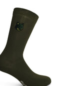Chaussettes de mélange de coton vert «Bold Fox Bold»