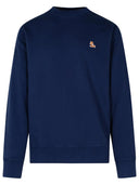 Maison Kitsuné Navy Cotton Sweatshirt