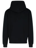 سويت شيرت من القطن باللون الأسود من Maison Kitsuné