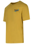 Maison Kitsuné 'Falling' Brown Cotton T Shirt