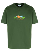 Maison Kitsuné Green Cotton T Shirt