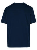Maison kitsuné 'utomhus' marinbomull t -shirt