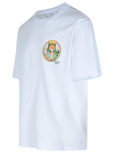 Maison Kitsuné 'Rambling Fox' White Cotton T Shirt