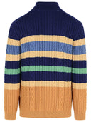 Maison Kitsuné Multi Wool Blend Sweater