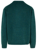 Suéter de lana verde maison kitsuné