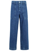 Maison Kitsuné „Workwear” Blue Denim Dżinsy