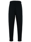 Maison Kitsuné 'Jogger' Black Cotton Pants