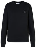 Maison Kitsuné 'Bold Fox Head' Black Cotton Sweatshirt