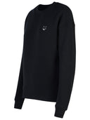 Maison Kitsuné 'Bold Fox Head' Black Cotton Sweatshirt