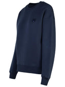 Maison Kitsuné 'Bold Fox Head' Navy Cotton Sweatshirt