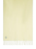 Maison Kitsuné „Bold Fox” Ivory Virgin Wool Scarf