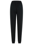 Maison Kitsuné 'Jogger' Black Cotton Pants