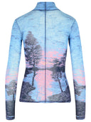 Maison Kitsuné 'Landscape' Polyamide Coundleneck Pull