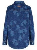 Maison Kitsuné 블루 데님 셔츠