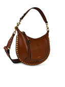 Isabel Marant 'Naoko' Brown Lear Crossbody Bag