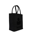 Isabel Marant 'Venky' Black Cotton Shopping Bag