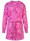 فستان إيزابيل مارانت "هابلا" من مزيج الحرير الفوشيا