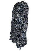 Isabel Marant 'Habla' Dress In Blue Silk Blend