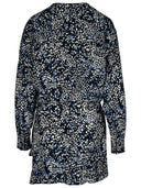 Isabel Marant 'Habla' Dress In Blue Silk Blend