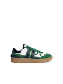 Lanvin 'Clay' Green Lear Blend Sneakers
