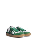 Lanvin 'Clay' Green Lear Blend Sneakers