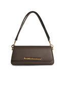 Lanvin 'Sequence' Brown Lear Crossbody Bag