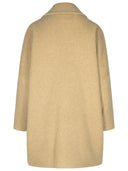 Mm6 Maison Margiela Beige Wool Blend Coat