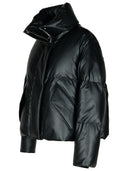 MM6 Maison Margiela Black Viscose Blend Down Jacket
