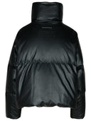 MM6 Maison Margiela Black Viscose Blend Down Jacket