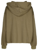 Mm6 Maison Margiela Green Cotton Blend Sweatshirt