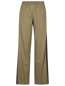 Mm6 Maison Margiela Green Polyester Blend Trousers