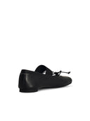 Mm6 Maison Margiela Black Lear Ballet Flats