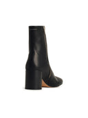 Mm6 Maison Margiela Black Lear Ankle Boots