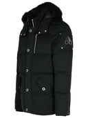 Chaqueta de mezcla de algodón negra original de Moose Knuckles '