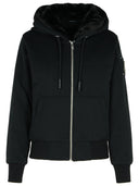 Moose Knuckles 'Classic Bunny' Black Cotton Blend Sweatshirt