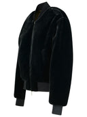 Moose Knuckles 'Jet' Green Polyester Bomber Jacket