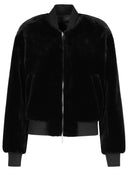 Moose Knuckles 'Jet' Green Polyester Bomber Jacket