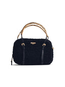 Borsa in poliestere nero "morbido" Moschino