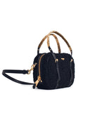 Borsa in poliestere nero "morbido" Moschino
