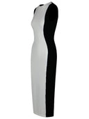 Moschino White Virgin Wool Dress
