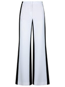 Moschino Two Tone Polyester Blend Trousers