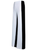 Moschino Two Tone Polyester Blend Trousers