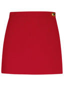 Moschino Burgund Polyester Blend Shorts