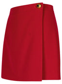 Moschino Burgund Polyester Blend Shorts