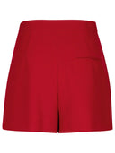 Moschino Burgund Polyester Blend Shorts