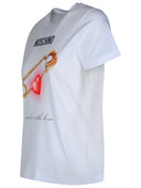 Moschino hvid bomuld t shirt