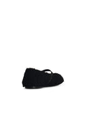 Moschino Black Polyester Ballet Flats