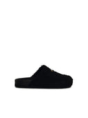 Moschino Black Lear Blend Slippers