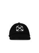 Off White 'Arrow' Black Cotton Baseball Cap